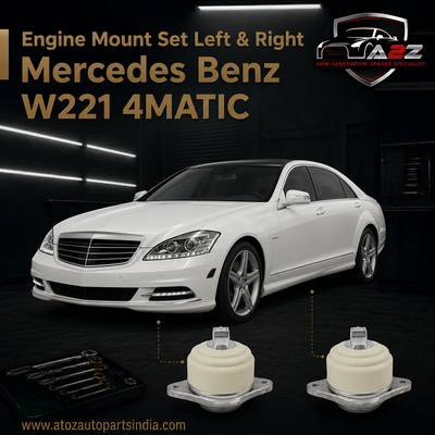Engine Mount Set Left 2212406417 & Right 2212406517 Compatible With Mercedes Benz W221 4MATIC