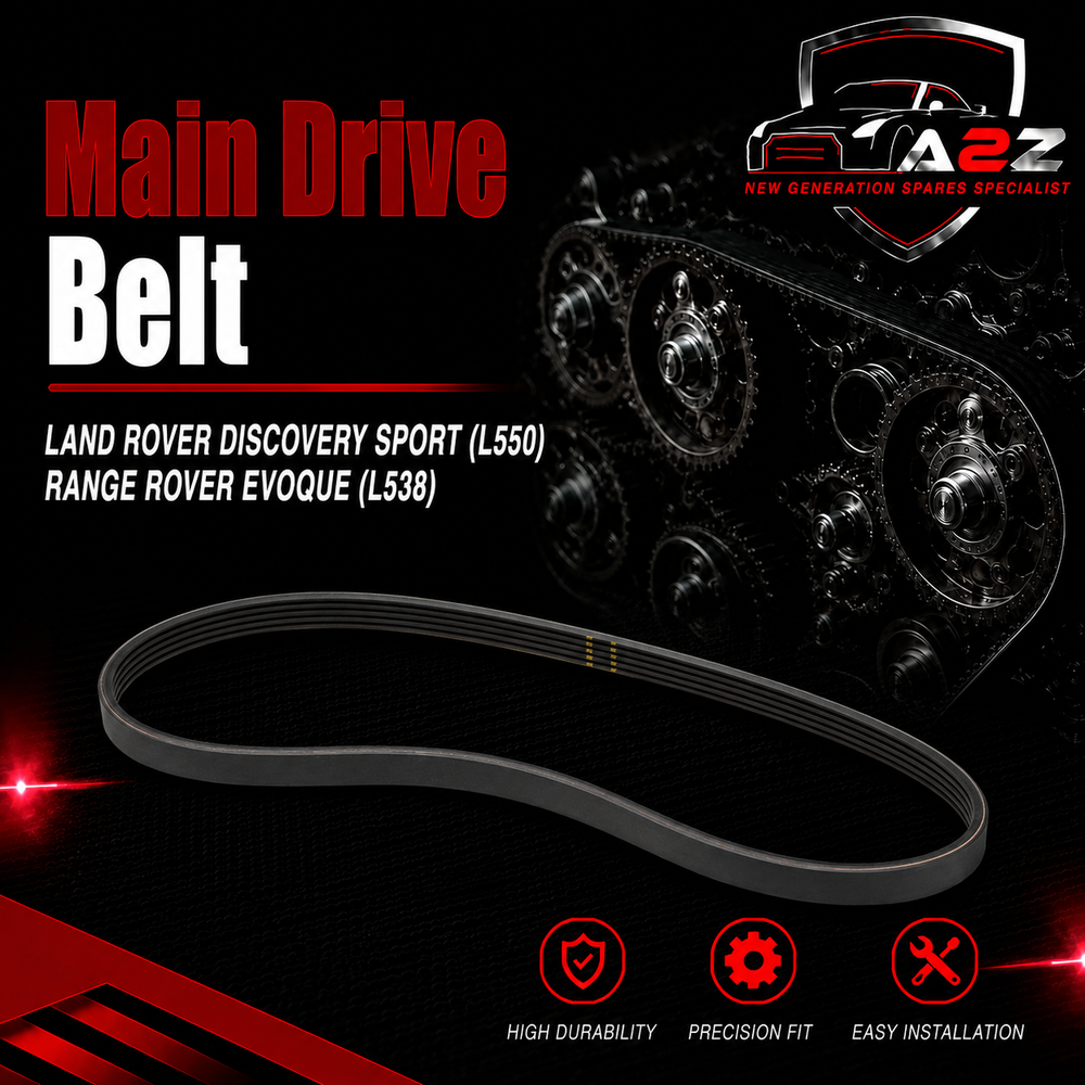 Main Drive Belt LR003570 Compatible With LAND ROVER DISCOVERY SPORT (L550) RANGE ROVER EVOQUE (L538)