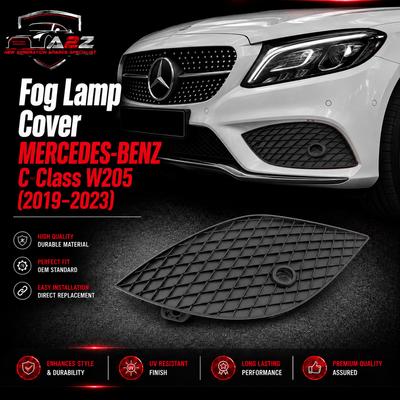 Fog Lamp Cover Right 2058856001 & Left 2058855901 Compatible With MERCEDES-BENZ C-Class W205 2019-2023 tag-275