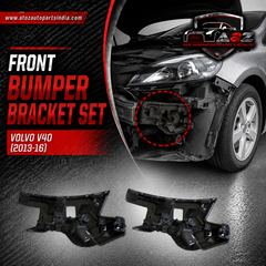 Front Bumper Bracket Set Left 31425230 & Right 31425231 Compatible With Volvo V40 (2013-16)