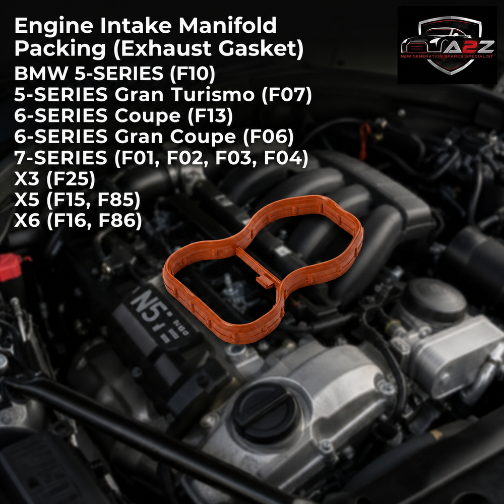 Engine Intake Manifold Gasket 451.730 11618507335 Compatible With BMW 5-SERIES (F10) 5-SERIES Gran Turismo (F07) 6-SERIES Coupe (F13) 6-SERIES Gran Coupe (F06) 7-SERIES (F01, F02, F03, F04) X3 (F25) X5 (F15, F85) X6 (F16, F86)