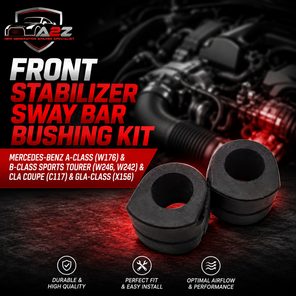 Front Stabilizer Sway Bar Bushing Kit 2463203411 Compatible With MERCEDES-BENZ A-CLASS (W176) & B-CLASS Sports Tourer (W246, W242) & CLA Coupe (C117) & GLA-CLASS (X156)