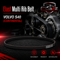 Elast Multi Rib Belt 6PK1249 30777806 Compatible With VOLVO S40 (CONTINENTAL)