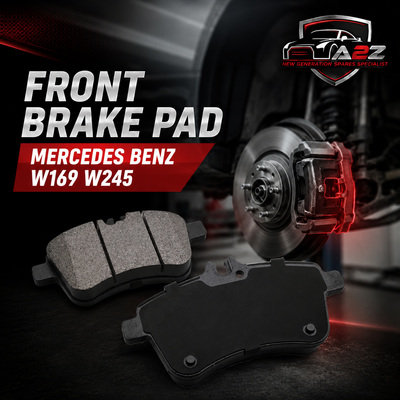 Front Brake Pad 1694200120 Compatible With Mercedes Benz W169 W245