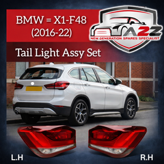 Tail Light Rear Lamp Compatible With BMW X3 F48 N.M (2020-2022) Tail Light Rear Lamp Left 63217955421 & Right 63217955422 Tag-TLB-53