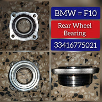 Rear Wheel Bearing 33416775020 33416775021 33406850156 33406850159 Compatible With BMW 5 Series F10 & 6 Series Convertible F12 & 7 Series F01, F02, F03, F04