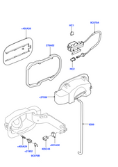 Fuel Tank Flap Locking Actuator FSG500030 Compatible With LAND ROVER DISCOVERY IV (L319) | LR4