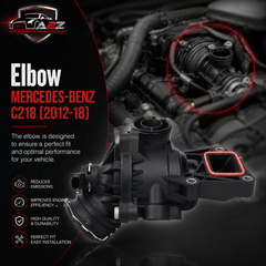Elbow (Thermostat) 2762000515 2762000015 2762000115 Compatible With MERCEDES-BENZ CLS C218 For Tag-E-22