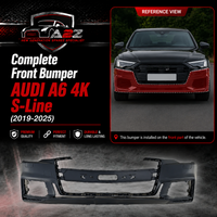 Complete Front Bumper 4KD807065B Compatible With AUDI A6 4K S-Line (2019-2025) Tag No.41