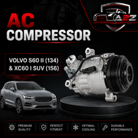 AC Compressor 31449067 36010449 36011415 Compatible With VOLVO S60 II (134) & XC60 I SUV (156)