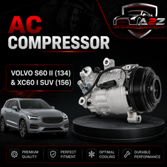 AC Compressor 31449067 36010449 36011415 Compatible With VOLVO S60 II (134) & XC60 I SUV (156)