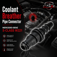 Coolant Breather Pipe Connector 0039970689 For MERCEDES-BENZ S-CLASS W221 Tag-E-13