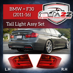 Tail Light Rear Lamp Compatible With BMW 3 Series F30 F80 (2012-2016) Tail Light Rear Lamp Left 63217312845 & Right 63217312846 Tag-TLB-54