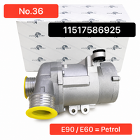 Water Pump 11517586925 11517521584 11517546994 11517563183 11517586924 Compatible With BMW 3Series E90 5 Series E60,X1 E84,X5 E70 Tag-W-36