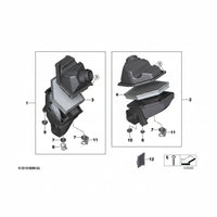Air Filter Bracket 13718620475 Compatible With BMW G38