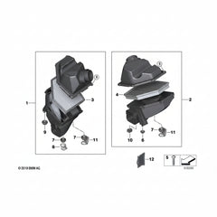 Air Filter Bracket 13718620475 Compatible With BMW G38