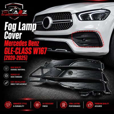 Fog Lamp Cover Left 1678853710 & Right 1678853810 Compatible With Mercedes Benz GLE-CLASS W167 (2020-2025) Tag No.362
