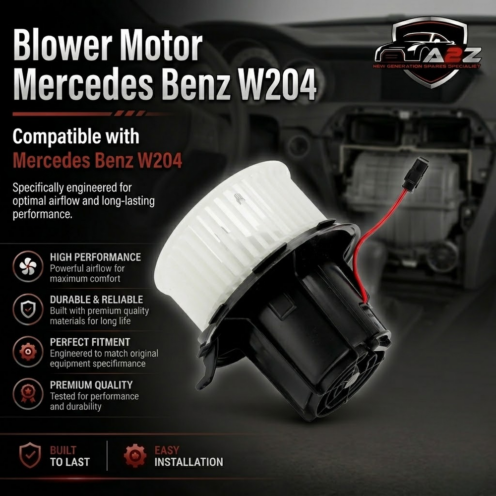 Blower Motor 2048200208 Compatible With Mercedes Benz W204