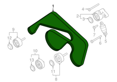 Belt 6PK2525 94610225230 Compatible With PORSCHE CAYENNE (92A) & PANAMERA (970) Tag-BEL-17