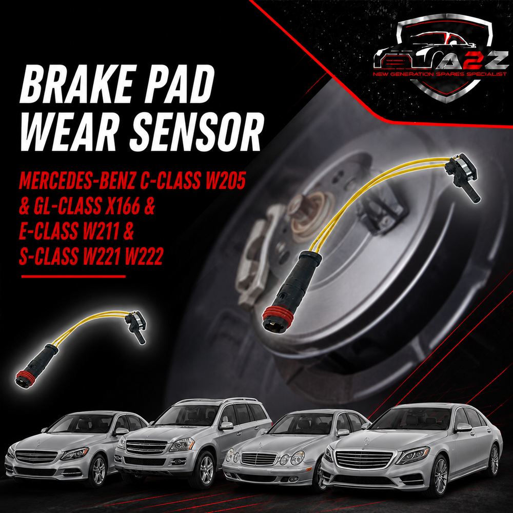 Brake Pad Wear Sensor 2115401717 2205400617 2205400717 A2115401717 A2205400617 A2205400717 Compatible With MERCEDES-BENZ C-CLASS W205 & GL-CLASS X166 & E-CLASS W211 & S-CLASS W221 W222