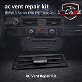 Front Left AC Conditioner Air Vent Grill Outlet Tab Clip Repair Kit 64229130459 Compatible With BMW 3 Series E90 E91 Tag-ACR-08