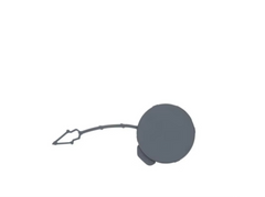 Front Towing Cap T2H45325LML Compatible With Jaguar XF (2021-2024) Tag No.809