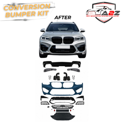 Complete Conversion Bumper Body Kit Compatible With BMW X3 G01 (2018-2021) To M Sport X3M Style Upgrade | Shipping Cost Not Included