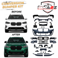 Complete Front & Rear Bumper Full Body Conversation Kit Compatible With BMW X3 G01 G08 LCI (2022-2025) To M Sport X3M Style Upgrade | Shipping Cost Not Included