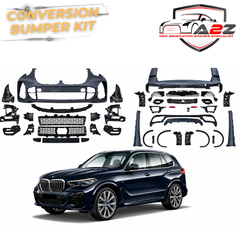 Complete Front & Rear Bumper Full Body Conversation Kit Compatible With BMW X5 G05 (2019-2022) To X5 M Tech F95 M Sport Style Upgrade (Shipping Cost Not Included)