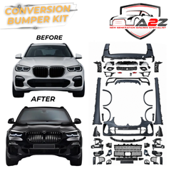 Complete Front & Rear Bumper Full Body Conversation Kit Compatible With BMW X5 G05 (2019-2022) To X5 M Tech F95 M Sport Style Upgrade (Shipping Cost Not Included)