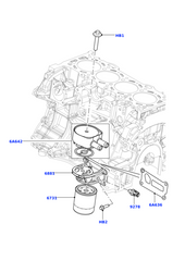 Oil Cooler LR025515 Compatible With LAND ROVER RANGE ROVER IV (L405)