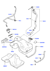 Fuel Tank Filter Cap LR053665 Compatible With LAND ROVER DEFENDER Station Wagon (L663) DISCOVERY SPORT (L550) DISCOVERY V (L462) RANGE ROVER EVOQUE (L538)