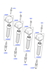 Ignition Coil LR084889 For JAGUAR F-PACE X761 & XF I X250 ,XJ X351 Tag-I-11