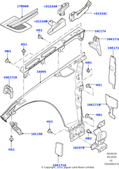 Fender Chrome Set Right LR098787 & Left LR098791 Compatible With Land Rover Range Rover Sport - L494 (2018-2022) Tag No.11
