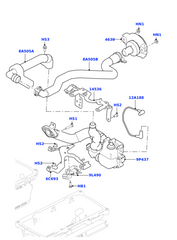 Vaccum Hose LR011941 Compatible With Range Rover Sport - L494 Tag no.809