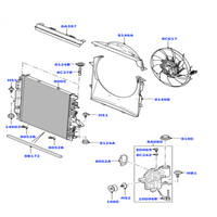 Coolant Bottle LR020367 LR013663 PCF500014 PCF500090 PCF500110 For LAND ROVER RANGE ROVER SPORT I L320 Tag-B-33