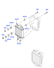 Intercooler Radiator LR036432 Compatible With LAND ROVER RANGE ROVER IV (L405) & RANGE ROVER SPORT II (L494)