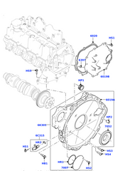 Crankshaft Oil Seal LR084639 Compatible With DEFENDER Station Wagon (L663) DISCOVERY SPORT (L550) DISCOVERY V (L462) RANGE ROVER EVOQUE (L538) RANGE ROVER EVOQUE (L551) RANGE ROVER SPORT II (L494) RANGE ROVER VELAR (L560)
