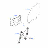 Front Right Glass Machine (With Motor) LR083210 & LR153953 Compatible With LAND ROVER & DISCOVERY V (L462)