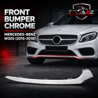 Front Bumper Chrome Left 2058851374 & Right 2058851474 Compatible With Mercedes-Benz C-CLASS W205 (2015-2018) Tag No.262