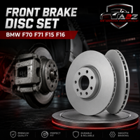Front Brake Disc Set 34116771986 Compatible With BMW F70 F71 F15 F16