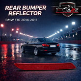 Rear Bumper Reflector Compatible With BMW 5 Series F10 2014-2017 Rear Bumper Reflector Left 63147318555 & Right 63147318556 Tag-RB-64