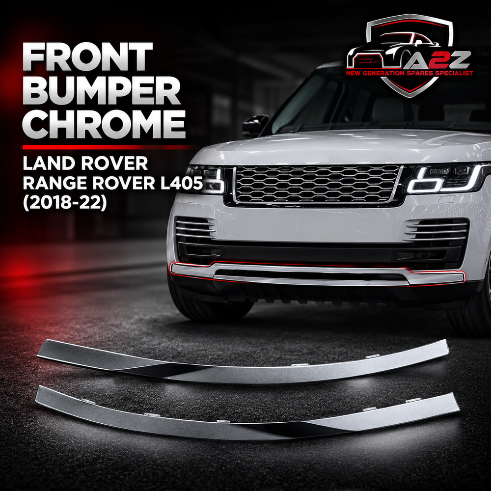 Front Bumper Chrome Compatible With Land Rover Range Rover L405 (2018-22) Tag No: 12