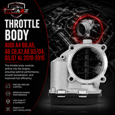 Throttle Body 06E133062C 06E133062G 06E133062H Compatible With AUDI A4 B8,A5,A6 C6,A7,A8 D3/D4,Q5,Q7 4L 2010-2015
