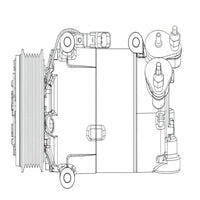 AC Compressor AV6N19D629BA & EJ3219D629BC & LR027788 & LR030867 & LR039622 & LR041117 & LR056300 Compatible With LAND ROVER & RANGE ROVER EVOQUE (L538) Tag.306