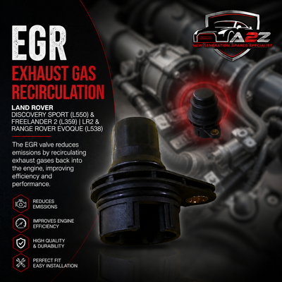 EGR Exhaust Gas Recirculation LR057662 Compatible With LAND ROVER DISCOVERY SPORT (L550) & FREELANDER 2 (L359) | LR2 & RANGE ROVER EVOQUE (L538) Tag No.138