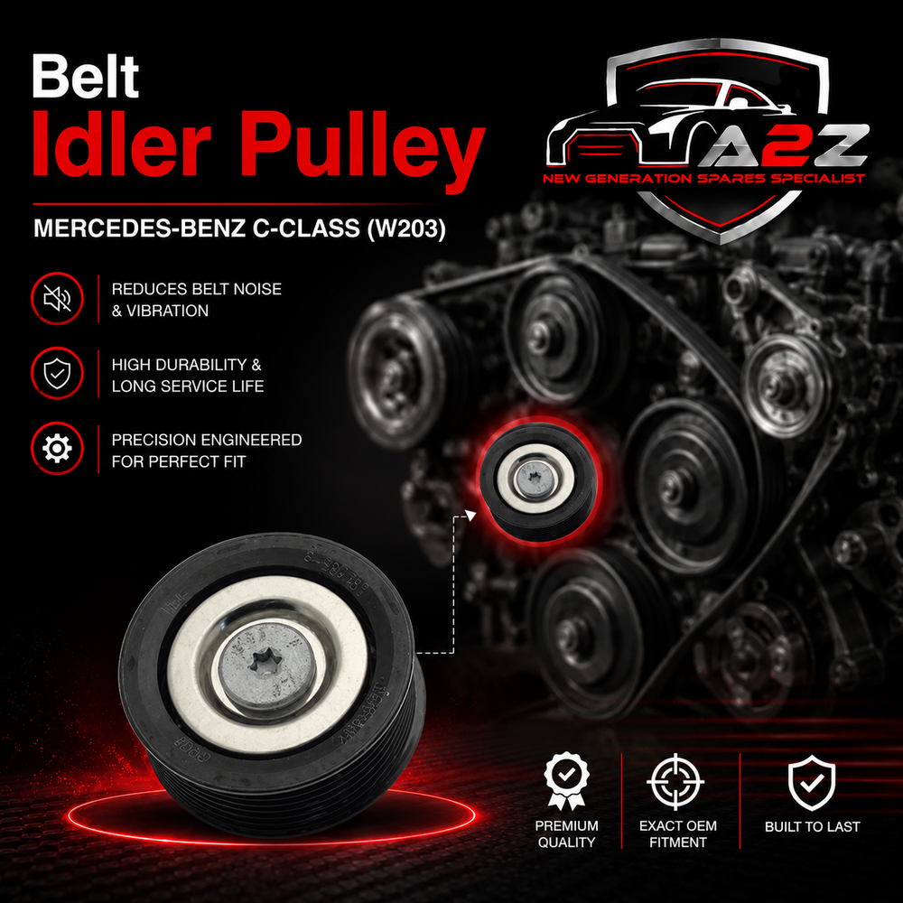 Belt Idler Pulley 6512000670 6512000770 6512001870 Compatible with MERCEDES-BENZ Tag no : 18