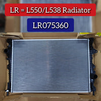 Radiator LR075360 Compatible With Land Rover L550 L538
