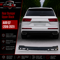 Rear Bumper Upper Black 4M0807511 4M0807511GRU Compatible With AUDI Q7 2016 Tag No.215