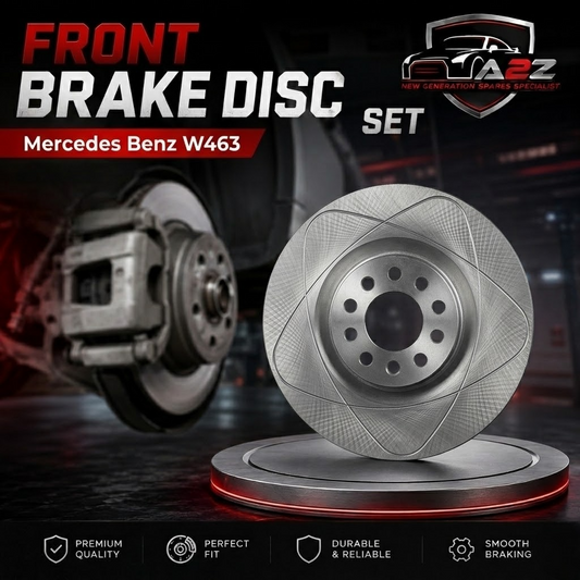 Front Brake Disc Set 4634210412 Compatible With Mercedes Benz W463
